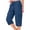 EG34_Navy, variant on Womens Cargo Capris Pants with Pockets Loose Fit Summer Casual Drawstring Quick Dry Travel Hiking Capri Gray M