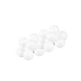 thumbnail image 1 of Relayinert Craft White Foam Ball Smooth DIY for Crafting Wedding Flower Arrangement 15pcs 100mm, 1 of 9