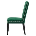 thumbnail image 6 of Side Dining Chair, Nailhead, Set of 2, Green, Velvet, Modern Contemporary, Kitchen Room Cafe Bistro Restaurant Hospitality, 6 of 9
