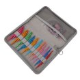 thumbnail image 1 of Juego De Agujas De Tejer Redondas, 10 Cm, 25 Cm, ​​65 Cm, ​​85 Cm, ​​Cable De Varios Tamaños, Juego De Agujas De Tejer Circulares Intercambiables Resistentes, Multifuncional Para, 1 of 7