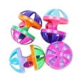 thumbnail image 5 of Visland Cat Toy Ball with Bell, Pet Toy Cat Bell Ball Cat Toy with Bell Cat Jingle Balls for Cats Kitten, Cat Toys Jingle Balls Pounce Chase Rattle Ball Toys Random Color, 5 of 7