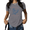 Grey, variant on Women's Funny Rat Star Wordplay Graphic Short Sleeve T-Shirt Sarcastic Meme Humor Crewneck Tee Comfortable Cotton Casual Summer Top Plus Size S-5XL