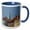 Blue/White, variant on 3drose, Denmark, Helsingoer, Historic Architecture - Eu07 Cmi0104 - Cindy Miller Hopkins, 11oz Two-tone Black Mug