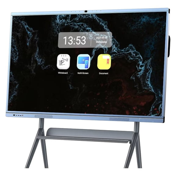 OmninexHub 4K Smart Board 65 Inch Interactive Whiteboard, All-in-One Touch Screen Computer with Dual System & Cloud Sharing Digital Whiteboard for Classroom, Office & Presentations​