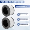 thumbnail image 5 of 2 Pcs Air Purifier Replacement Filter for Vista 200 Air Purifier,3 in 1 Efficiency Activated Carbon, 5 of 5