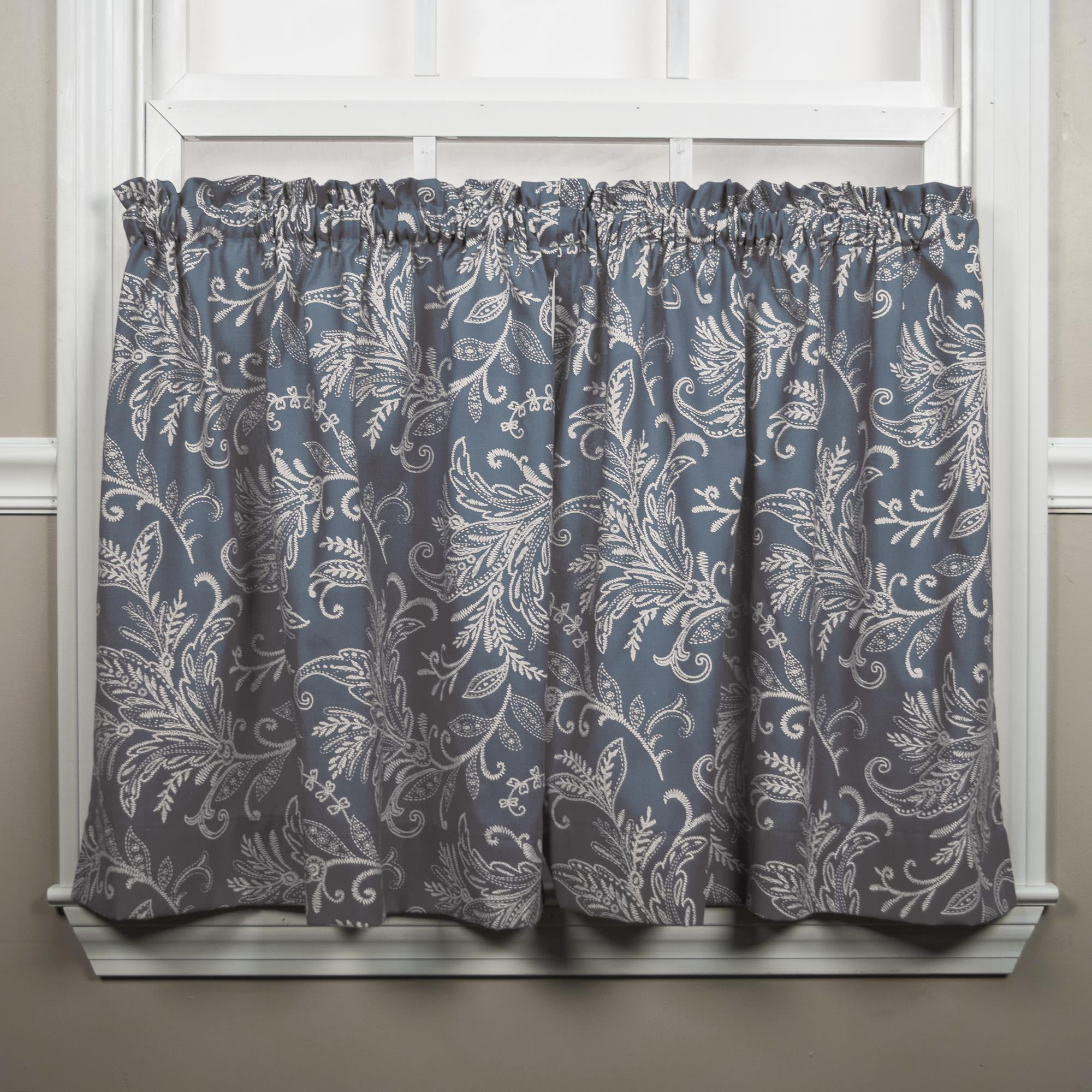 Ellis Curtain Tuscany Lined Grommet Panel 50 x 63 Blue A.L Ellis 730462118295