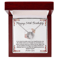 thumbnail image 4 of 54th Birthday Women Gift Lucky in Love Message Card Necklace for Daughter Sister Mom wife Grandma Jewelry From dad Brother friend, 4 of 6