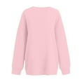 thumbnail image 3 of Resicozy Oversized Sweatshirt for Women Crewneck Sweaters Casual Tops Comfy Fall Fashion Sweatshirt Winter Clothes 2026 Pink XL, 3 of 6
