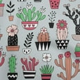 thumbnail image 1 of oneOone Rayon Dusty Green Fabric Cactus Craft Projects Decor Fabric Printed By The Yard 56 Inch Wide-5J, 1 of 5