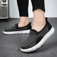 thumbnail image 4 of Mepaouo Women's Slip on Casual Shoes Memory Foam Lightweight Walking Flat Loafer Shoes(Grey,9.5), 4 of 9