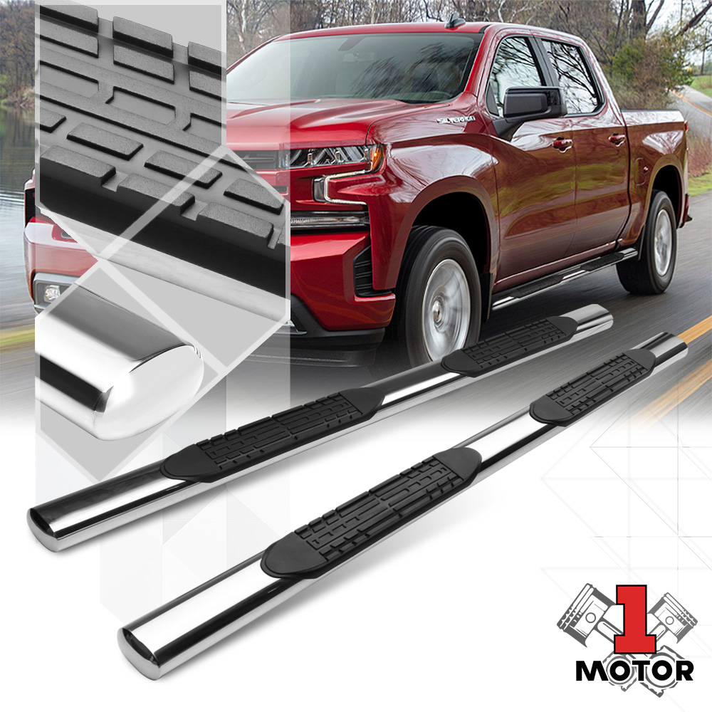 Chrome 4"Oval Side Step Nerf Bar Running Board for 1920 Chevy