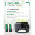 thumbnail image 2 of Compatible Ink Cartridge 940 940XL Replacement for Officejet Pro 8000 8500 8500A 8500A Plus Machine A910a A809a A811a A909a A910n Printers (2 Black, 2 Cyan, 2 Magenta, 2 Yellow), 2 of 4