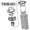 thumbnail image 2 of Febest REAR SHOCK ABSORBER BOOT # TSHB-001 OEM 48257-22070, 2 of 2