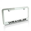 Jeep Wrangler Chrome Metal License Plate Frame