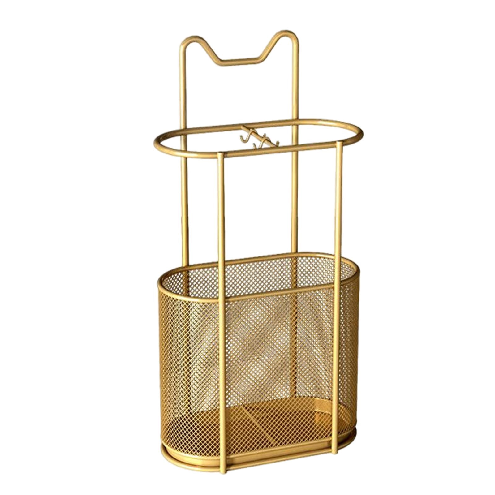 Portable Free Standing Umbrella Holder Bin Canes Walking Sticks Holder Umbrella Storage Rack for Entry Patio Household Hallway Office