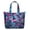 Beige, variant on 22 Inch Oversized Travel Bag Lightweight Canvas Weekender Duffel with Multi Pockets, Colorful Pop Pattern
