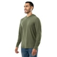thumbnail image 3 of Wrangler Workwear Men's Long Sleeve Sun Protection Hoodie, Size S-3XL (Men's & Big Men's), 3 of 5