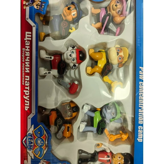 Super cute Dogs with machines Transforming t o y s 7 as a set