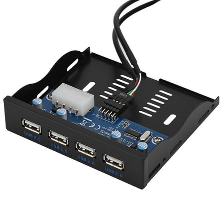 5 1 4 Floppy Disk Ejoyous USB2.0 Floppy Front Panel 3.5'' Floppy Bay 9 Pin to 4 Interface USB 2.0 HUB,Front Panel, Floppy Front Panel ()