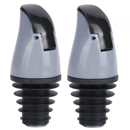 

Anti-leakage Oil Bottle Stopper Wine Pourers ABS+Silicone For Red Wine Bottles Gray