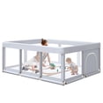 thumbnail image 1 of Parque infantil Hiaksedt grande de 188 x 127 cm con puertas con cierre, 1 of 7