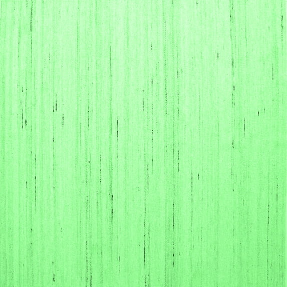 Ahgly Company Indoor Square Solid Emerald Green Modern Area Rugs, 8' Square