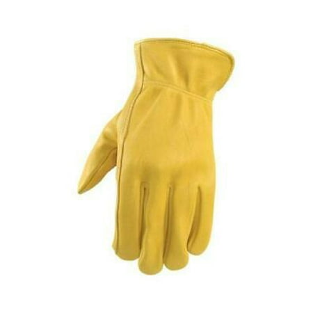 

Wells Lamont Men s Leather Driver Gloves Yellow XL 1 each