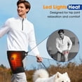 thumbnail image 6 of Heating Pad for Thigh, Hip Heated Wrap, Hip Heating Pad, Thigh Heated Brace with 3 Heating Modes, 105pcs Light Beads, 51.2in Adjustable Strap, 6 of 10