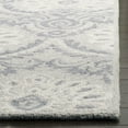 thumbnail image 3 of SAFAVIEH Blossom Travis Geometric Wool Area Rug, Light Grey/Ivory, 8' x 10', 3 of 7