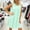 Green, variant on Pajama Dress for Women Plus Size New Nightgown for Women Loose Sleeveless Pleated Sleep Dress Summer Lightweight Round Neck Comfy Nightdress