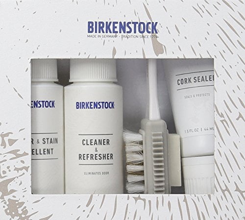 Birkenstock Deluxe Shoe Cleaning Kit, White, One Size, Cleaner
