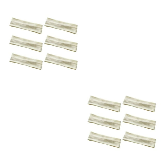 Thinsony Bandeau 6x Multicolore Absorbant la Sueur avec Bande Élastique Extensible Course Cyclisme Bande pour Cheveux Coton Bande de Sport Beige Ensemble de 2