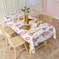 thumbnail image 4 of Colorful Princess Castle Pattern Rectangle Tablecloth 60"x120",Waterproof Polyester Rectangle Table Cloth, Wipeable Spillproof Polyester Tablecloth for Dining, Camping, Indoor and Outdoor, 4 of 6