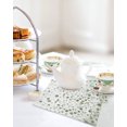 thumbnail image 4 of Sage Green Polka Dot Kitchen Dish Towels for Drying Dishes Set of 2, Modern Art Abstract Watercolor Dot Waffle Weave Microfiber Hand Tea Bathroom Towels Quick Dry & Absorbent Towel 12x12, 4 of 7