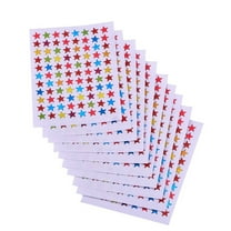Worgeous 10Pcs Star Sticker for Kids Reward and Tracking at School