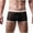 Black, variant on Mens Period Underwear Men Ice Silk Solid Color Fashion Middle Waist Boxers Briefs Seamless High Waisted Underwear for Men Green XL