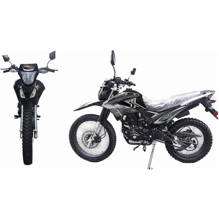 HHH XHawk Enduro 250cc Motorcycle EFI Dual Sports Hawk Bike Dirtbike Hawkx Enduro Bike Adults Motorcycle Bike 250cc (Red)
