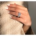 thumbnail image 2 of Women's S925 Sterling Silver Zircon Ring, 2 of 2