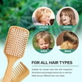 thumbnail image 4 of Cepillo para el cabello Apuakthei, cepillo de paleta desenredante de bambú de madera natural y juego de peine, cepillo ecológico para mujeres, hombres y niños, tipos de cabello fino, largo y rizado y, 4 of 8