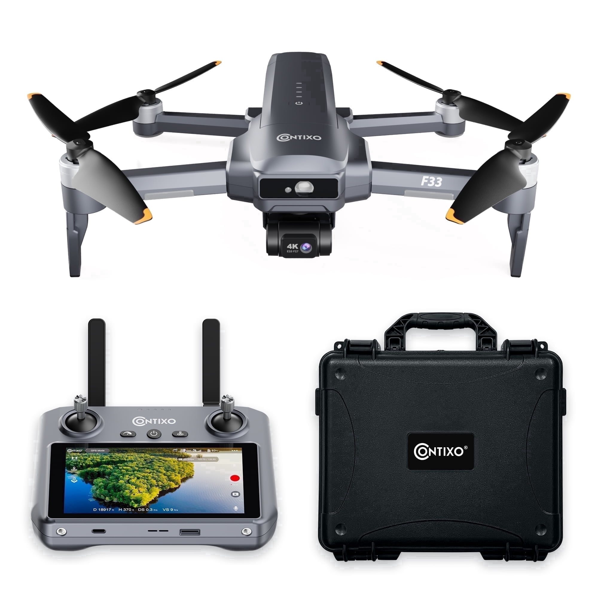 DJI Mavic Air 2 Fly More Combo (Mavic Air 2 Quadcopter, 3 x