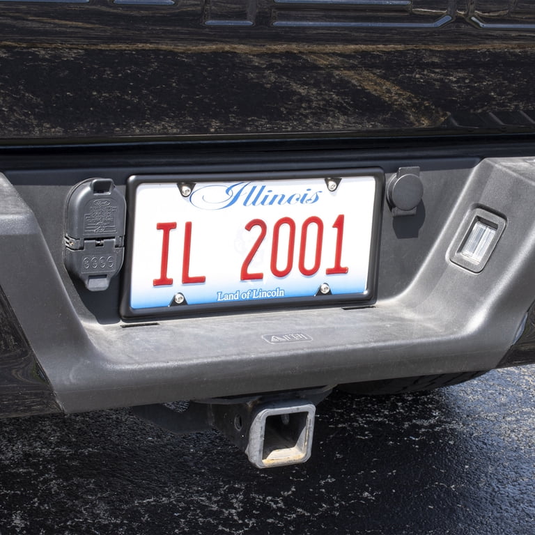 Auto Drive Universal Metal License Plate Frame, Black, Pack of 2 photo 4