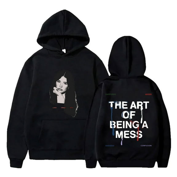 Lauren Spencer Smith Photo Hoodies The Art Of Being A Mess Merch Women Men Long Sleeve Sweatshirts