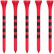 thumbnail image 1 of Tee de golf de bambú, 83 mm, paquete de 100, color rojo, tee de golf a rayas, clavo de bambú, tee de golf estilo raya, soporte para pelotas de 70 mm Sincero Electrónica, 1 of 5