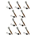 thumbnail image 3 of Soidarity Cepillo para palos de Golf de acero inoxidable, repuesto ergonómico, telescópico, de doble cara, para zapatos, accesorios, tapa Naranja con Tapa 10Conjunto, 3 of 6