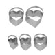 thumbnail image 4 of Biscuit Mould, Round Top Edge Cookie Cutter Set Plain Bottom 5 Pcs for Cooking ANGGREK Otros, 4 of 8