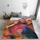 thumbnail image 5 of Fotbe Oil Paintings of Elephants Manta de Franela Acolchonada con Estampado, Súper Suave y Esponjosa, Extra Grande para Sofá, Cama, Uso Todo el Año-60"x50", 5 of 7