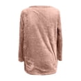 thumbnail image 4 of LSLJS Chandails Chauds d'Hiver pour Femmes, Molletonnés, à Enfiler, Col Ras du Cou, Thermiques, Longs, Hauts de sous-Vêtements, Vêtements Confortables, 4 of 6