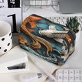 thumbnail image 7 of Kdxio Colorful Koi Fish Art for Double Compartment Pen Case Oxford Organizer with Zipper Pockets for Students Artists, 7 of 7