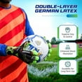 thumbnail image 2 of Vizari Soccer Goalkeeper Gloves - Pro Goalie Gloves for Kids, Youth & Adults - Finger Protection , Durable Grip and suitable for All-Weather, 2 of 6