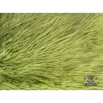 Faux Fur Shaggy Olive